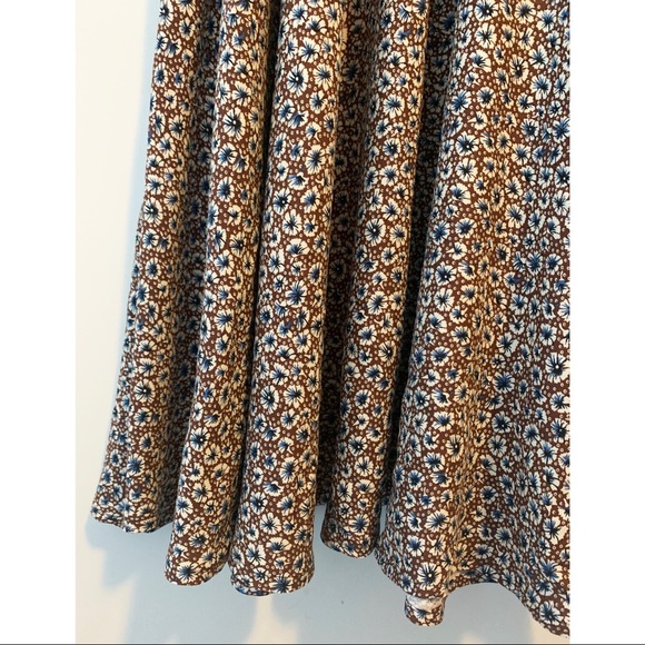 Handmade Vintage Inspired Bell Sleeve Midi dress - Picture 10 of 11